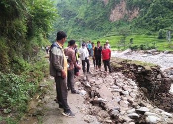 क्षेतिको अनुगमनमा गाउँपालिकाका