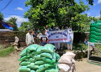 सन्त निरंकारी मण्डलद्वारा खाद्यान्न सहयोग