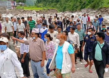 गाउँपालिकालाई साढे तीन लाख बराबको राहत