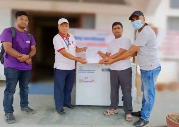 टीकापुर नगरपालिकालाई ILR Freezer हस्तान्तरण