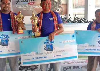 प्लाटिना माइलेज कन्टेस्टमा कुँवर विजयी