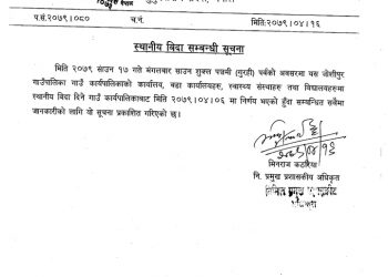 भोलि सार्वजनिक विदा