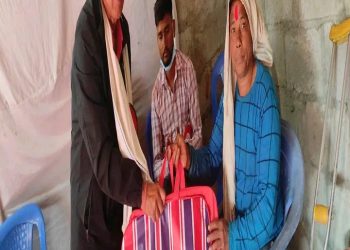 नगरपालिकाद्वारा अपाङ्गता भएकालाई कम्बल वितरण