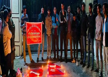अनेरास्ववियुद्वारा दिप प्रज्वलन