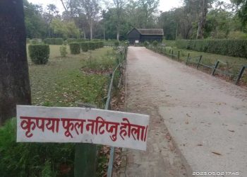संरक्षणमा बेवास्ता गर्दा हराउँदै पार्कको सुन्दरता