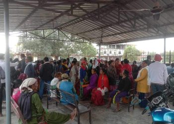 एक हप्ताको सुचना जारी गरेपछि वडा नं. १ मा बढ्यो भिड