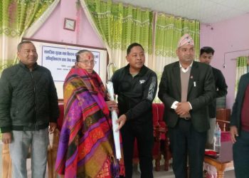 एक सय ५० जेष्ठ नागरिकहरुलाई सम्मान