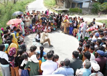 समुदाय तथा बिधालयमा जनचेतनामूलक नाटक