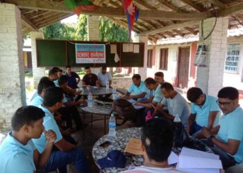 टीकापुरमा फुटबल प्रतियोगिता हुँदै