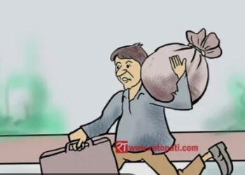 लाखौंको गरगहना सहित नगद चोरी