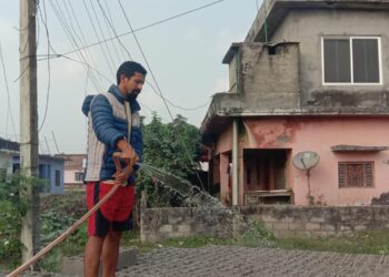इन्जिनियरिङ पढेका थापा ब्लक उद्योगमा स्थापित