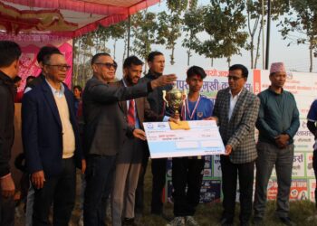 टि-१० क्रीकेटको उपाधी खड्ग मेमोरियललाई