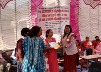 भजनीमा मनाइयो अन्तर्राष्ट्रिय महिला दिवस