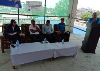 सेवा केन्द्रको भवनको काम ४४ प्रतिशत