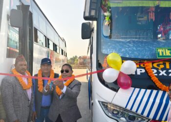 सुदुरपश्चिम यातायातको भिआइपी बस सेवा सुरु