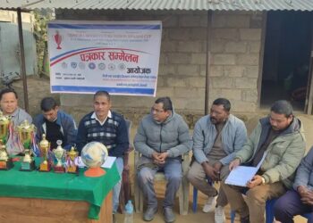 भजनीमा फुटबल प्रतियोगिता हुँदै