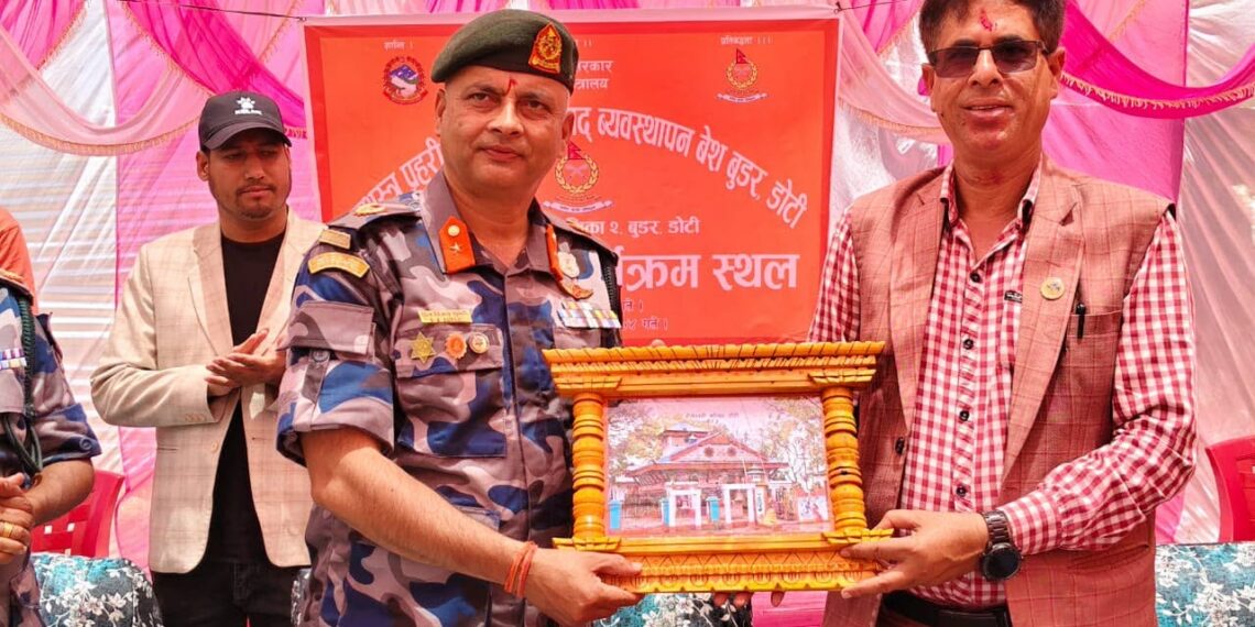 प्रदेशमा सशस्त्रको नयाँ बिपद ब्यवस्थापन बेस थपियो