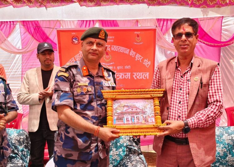 प्रदेशमा सशस्त्रको नयाँ बिपद ब्यवस्थापन बेस थपियो