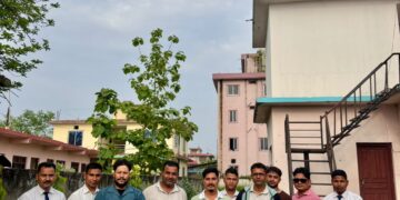 जेसीजद्वारा वृक्षरोपण