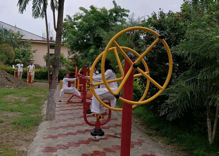 योगाश्रममा खुला जिम सञ्चालन