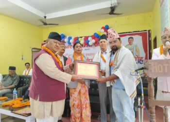 स्रस्टा सम्मानबाट साधक सम्मानित