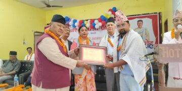 स्रस्टा सम्मानबाट साधक सम्मानित