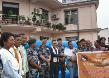 विपद उद्धार सामाग्री हस्तान्तरण