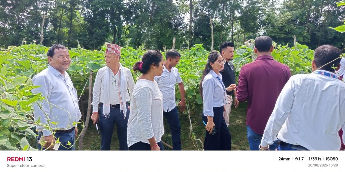 समितिद्वारा विभिन्न परियोजनाको स्थलगत अनुगमन