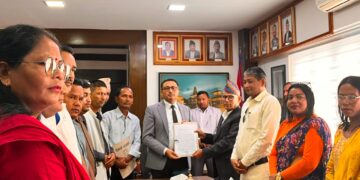 अर्थमन्त्रीलाई भन्सार सञ्चालनको माग गर्दै ज्ञापनपत्र