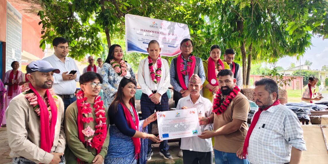 महुन्याल र लालझाँडीलाई चीनिया दूतावासको सहयोग